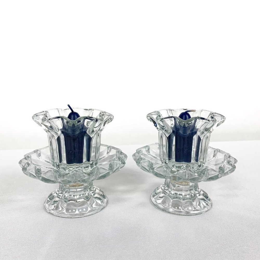 Retired PartyLite Crystal Candleholders Votives, Tapers, Pillars and Tealights